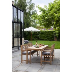 Kronborg Havembelst - Gold Teak - Bord, 3 pers. bnk og 2 stole