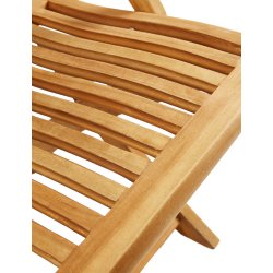 Foldestol med armln BOSTON GOLD TEAK