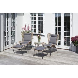 Tisvilde loungest inkl. All-Weather hynder. 100 % vedligeholdelsefri