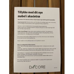 Brnebnk 2-personers bnk i akacie tr - Model: Tokyo