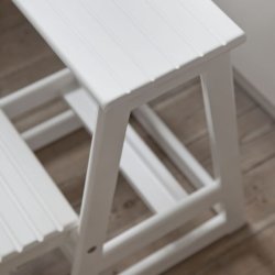 Scala CE-godkendt trappestige - Hvid  B45,5xD38,5xH49cm