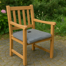 Sdehynde til klapstole Str. 37 x 40 cm. Kan fastgres til stolen med velcrobnd. (Flere Farver)