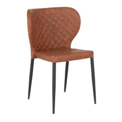 Stabelbar spisebordsstol i PU-lder - Model: Pisa - Vlg farve