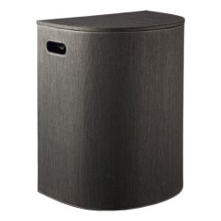 Vasketjskurv -  Halvrund - Sort - Papirfibre