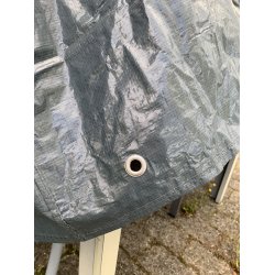 100 % vandtt overtrk til firkantet bord med 4- 8 stole - 215x170x105 cm. 