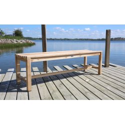 Vaskebnk/Havebnk i hjkvalitets teak til 3 personer - 150 cm