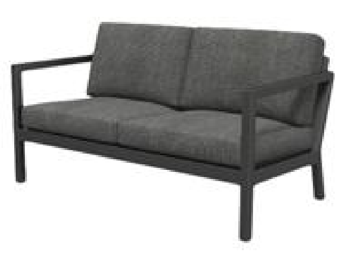 Sofa 2. pers. Inkl. Hynder Str B137xD78xH69cm Vedligeholdelsesfrie