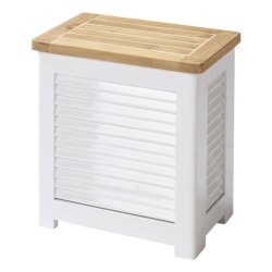 Classic Vasketjsboks - Hvid / Teak - Small